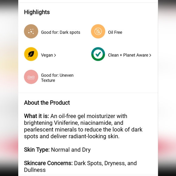 Caudalie Vinoperfect Instant Brightening Moisturizer - Picture 3 of 9